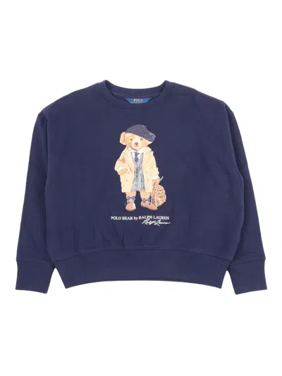 Polo Ralph Lauren Knit-sweatshirt In Blue