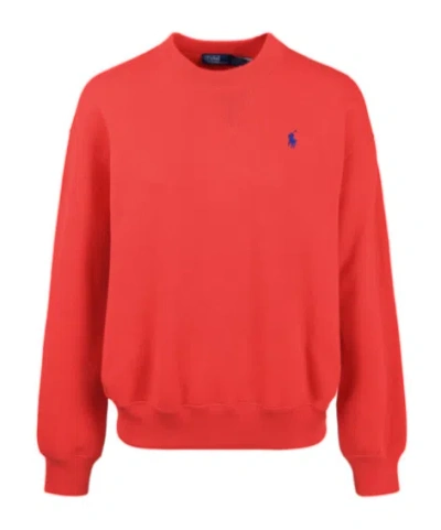 POLO RALPH LAUREN KNITTED LONG-SLEEVED CREW NECK SWEATSHIRT