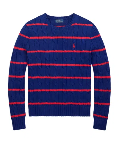 Polo Ralph Lauren Knitted Sweater In Blue