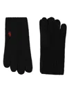 POLO RALPH LAUREN POLO RALPH LAUREN KNITTED TOUCH GLOVES WITH PONY
