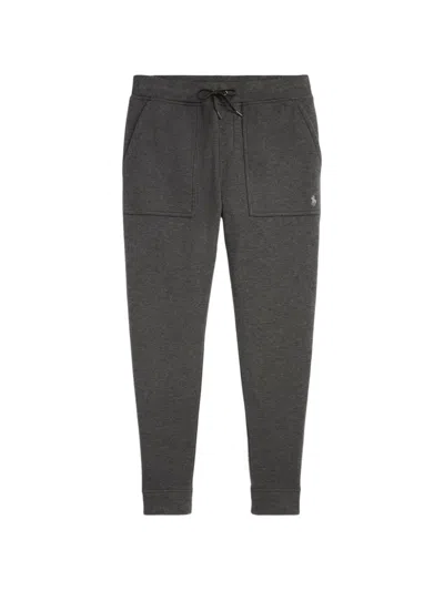 Polo Ralph Lauren Knitted Track Pants In Gray
