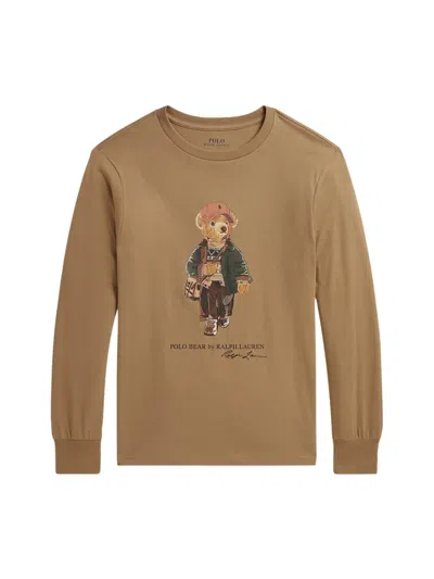 Polo Ralph Lauren Knit-t-shirt In Brown