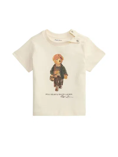 Polo Ralph Lauren Knit-t-shirt In Neutral