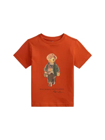 Polo Ralph Lauren Knit-t-shirt In Orange