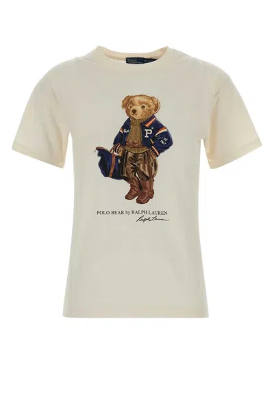 Polo Ralph Lauren Knit-t-shirt In Neutral