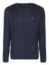 Polo Ralph Lauren Lscablecnpp-long Sleeve-pullover In Blue