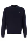 Polo Ralph Lauren Classic Polo Collar Long Sleeve Pullover In Blue
