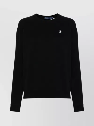 POLO RALPH LAUREN KNITWEAR LOGO CREWNECK SWEATSHIRT