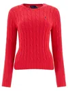 Polo Ralph Lauren Pullover Mit Zopfmuster In Red