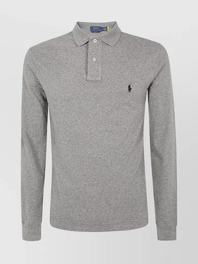 POLO RALPH LAUREN KNITWEAR WITH LONG SLEEVES AND POLO COLLAR
