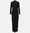 Polo Ralph Lauren Kristian Double-breasted Evening Dress In Black