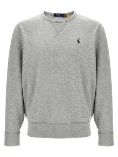 Polo Ralph Lauren 'la Felpa Rl' Sweatshirt In Gray