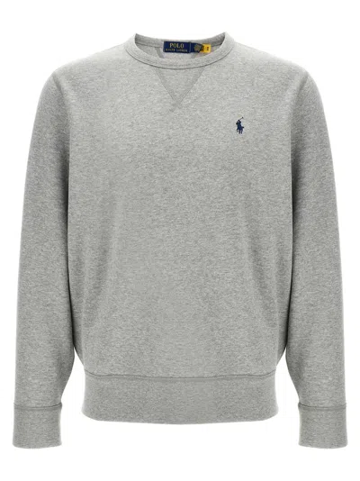 Polo Ralph Lauren La Felpa Rl Sweatshirt In Gray