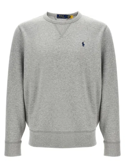 Polo Ralph Lauren La Felpa Rl Sweatshirt In Gray