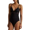 Polo Ralph Lauren Lace & Stretch Cotton Rib Triangle Bodysuit