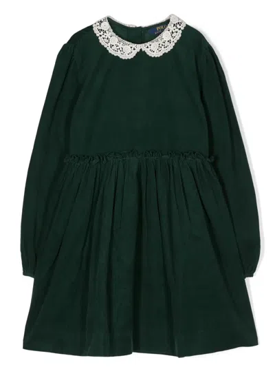 Polo Ralph Lauren Kids' Lscorddrss-dresses-day Dress In Green