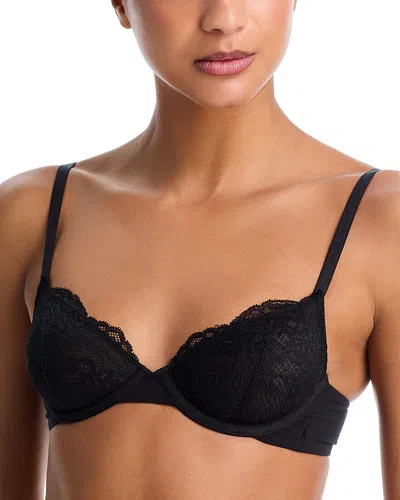 Polo Ralph Lauren Lace Demi Bra In Black