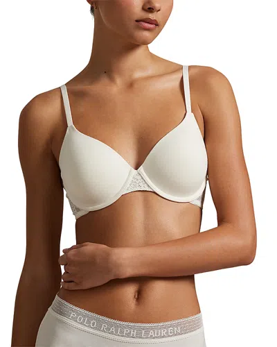 Polo Ralph Lauren Lace Demi Bra In White