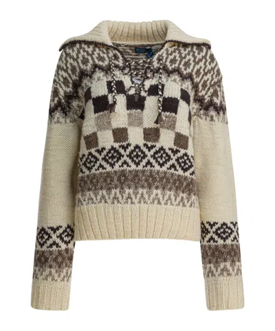 POLO RALPH LAUREN POLO RALPH LAUREN LACE-UP JUMPER