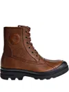 Polo Ralph Lauren Oslo High 631706 Men Brown Suede Waterproof Ankle Boots Dwa876 In Animal Print