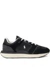 Polo Ralph Lauren Lace-up Sneakers In Black