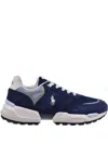 Polo Ralph Lauren Lace-up Suede Sneakers In Blue
