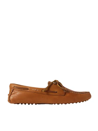 Polo Ralph Lauren Lace-up Casual Shoes In Brown