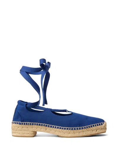 Polo Ralph Lauren Lace-up Espadrilles In Blue