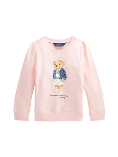 Polo Ralph Lauren "lady Bear" Jersey In Pink