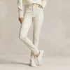 Polo Ralph Lauren Lambskin 5-pocket Super-slim Trouser In White