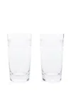 Polo Ralph Lauren Langley Highball Glasses (set Of Two) In Nude