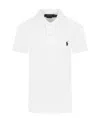 Polo Ralph Lauren Slim Fit Cotton Mesh Polo Shirt In White