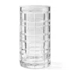Polo Ralph Lauren Large Hudson Plaid Vase In Clear