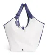 Polo Ralph Lauren Polo Play Canvas Large Tote In White