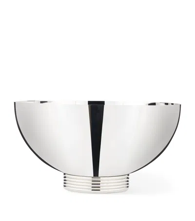 Polo Ralph Lauren Large Thorpe Serving Bowl In Silver