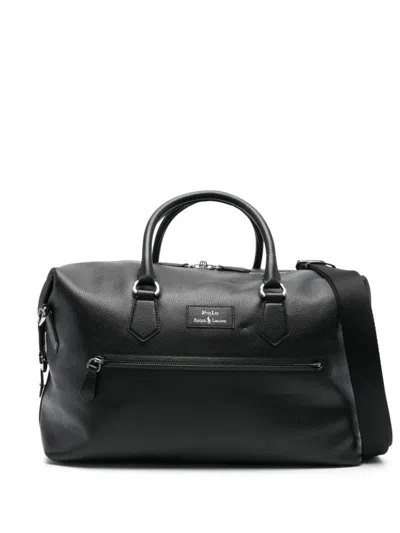 Polo Ralph Lauren Large Travel Duffle Bag In Black