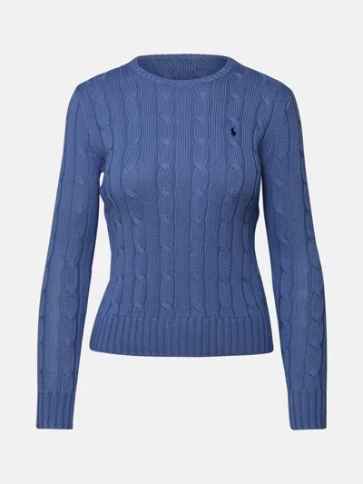 POLO RALPH LAUREN LAVENDER COTTON SWEATER