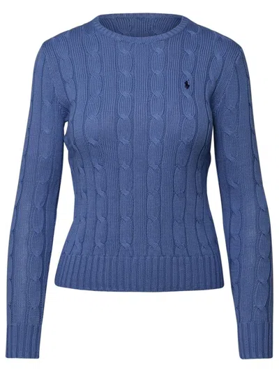 POLO RALPH LAUREN POLO RALPH LAUREN LAVENDER COTTON SWEATER