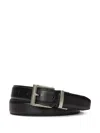 Polo Ralph Lauren Leather Belt In Black