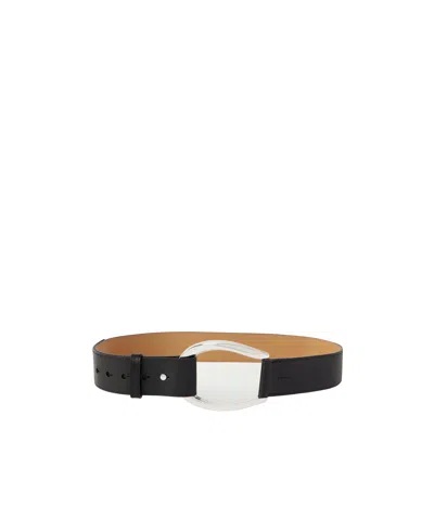 Polo Ralph Lauren Leather Belt In Black