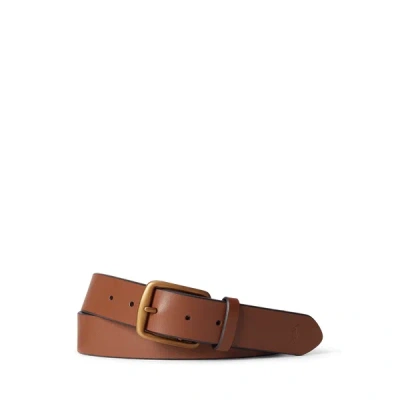 Polo Ralph Lauren Leather Belt In Brown