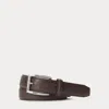 Polo Ralph Lauren Kids' Leather Belt In Brown