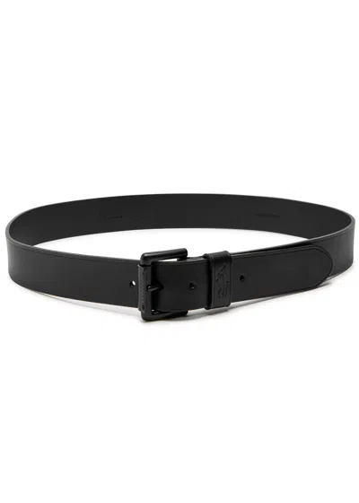 Polo Ralph Lauren Leather Belt In Multi