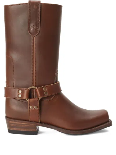 Polo Ralph Lauren Leather Biker Boots