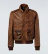 Polo Ralph Lauren Giacca In Pelle Marrone Uomo In Brown