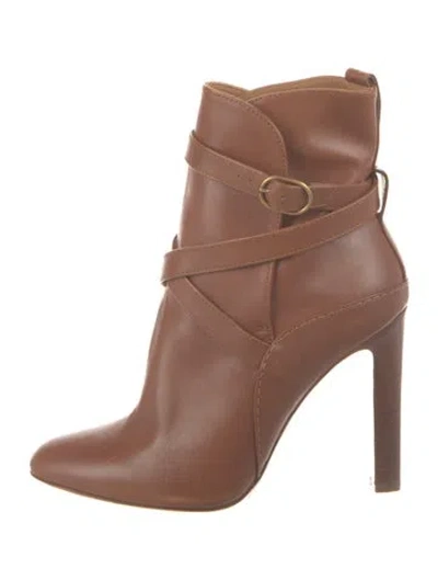 Pre-owned Polo Ralph Lauren Leather Boots In Brown
