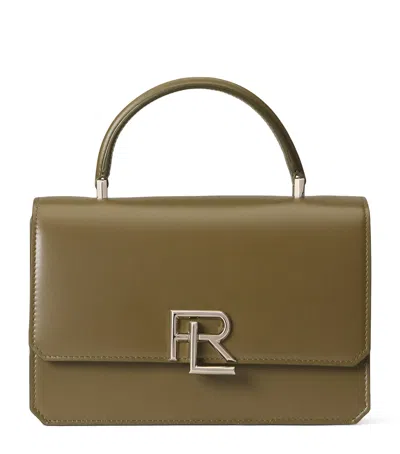 Polo Ralph Lauren Leather Box Cross-body Bag In Green