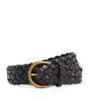 POLO RALPH LAUREN LEATHER BRAIDED BELT