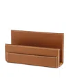 Polo Ralph Lauren Leather Brennan Letter Rack In Brown
