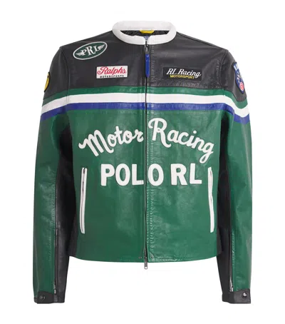 Polo Ralph Lauren Leather Café Racer Jacket